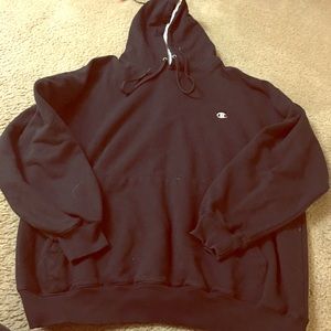 Men’s Champion black hoodie Sz xxl